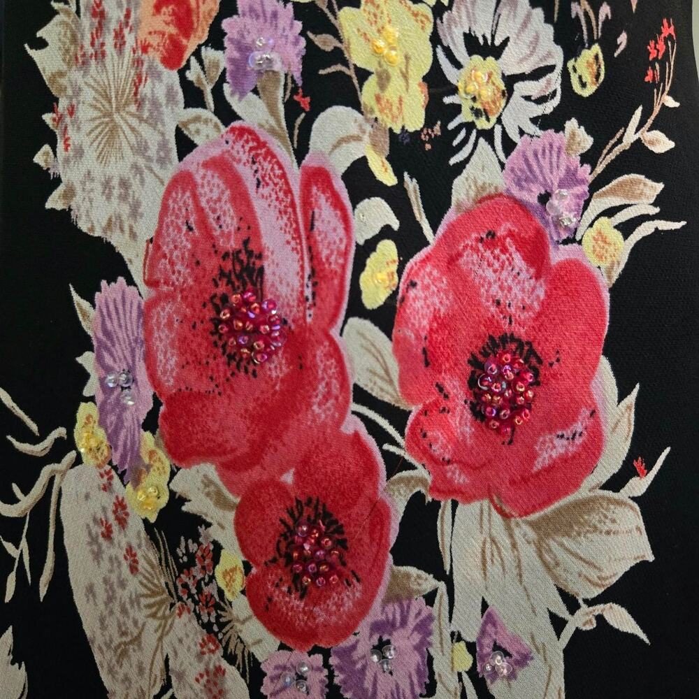 Vintage style floral maxi dress